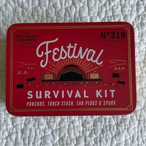 Festival Survival Kit- Tin box with festival survival supplies